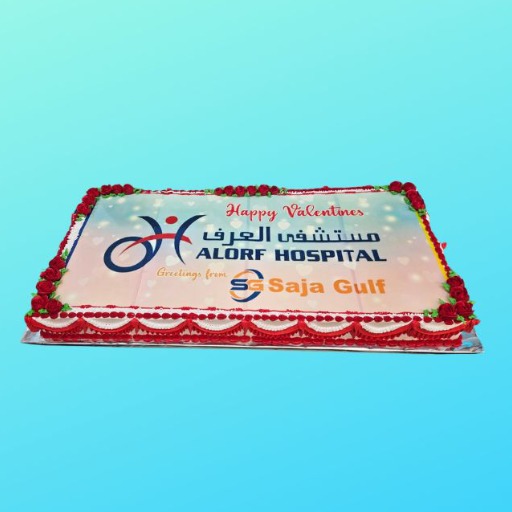 img-60x40cm Rectangle Photo Cake كعكة صور مستطيلة مقاس 60x40