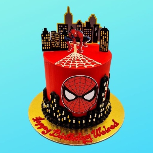 img-Spiderman Cake كيك سبايدر مان